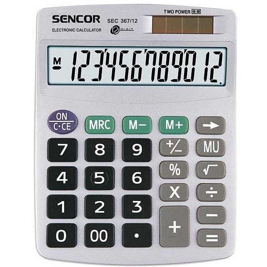 Sencor SEC 367/12 számológép asztali 12 számjegy