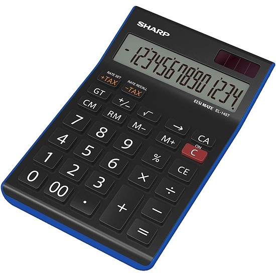 Sharp EL-145TBL számológép asztali 14 számjegy