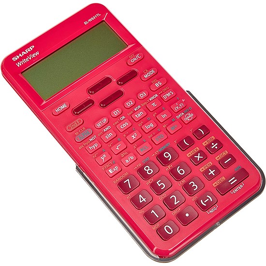 Sharp ELW531TLBR számológép tudományos 10 + 2 számjegy 420 funkció piros