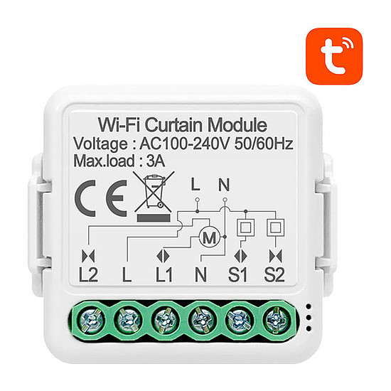 Smart Curtain Switch Module WiFi Avatto N-CSM01-1 TUYA (N-CSM01-1)
