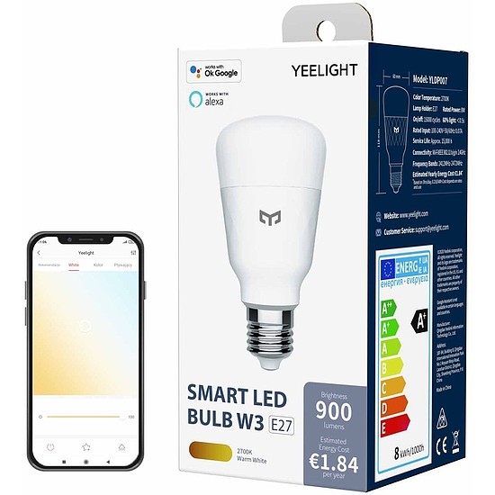 Smart Yeelight W3 E27 izzó szabályozható (YLDP007)