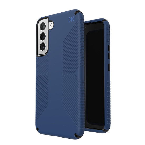 Speck Presidio2 Grip - Samsung Galaxy S22+ tok MICROBAN-nal parti kék/fekete (144233-9128)