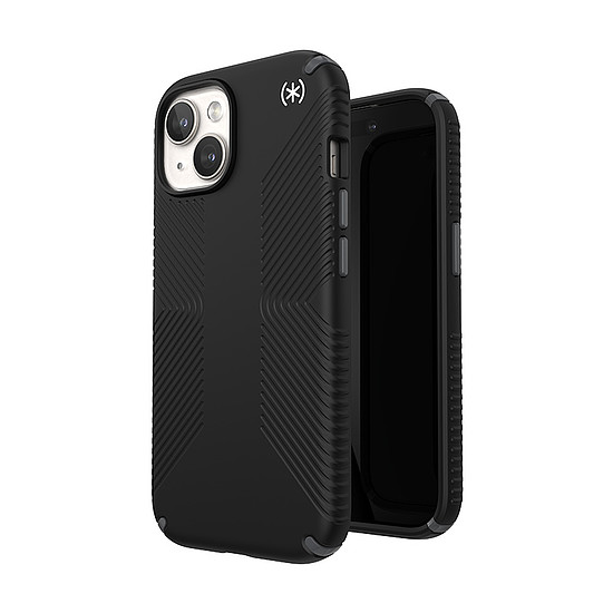 Speck Presidio2 Grip - tok iPhone 15 / iPhone 14 / iPhone 13 telefonokhoz fekete / palaszürke / fehér (150473-3205)