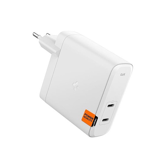 Spigen ArcStation Pro GaN-1402 - 2x USB-C fali töltő 140 W fehér (ACH06033)