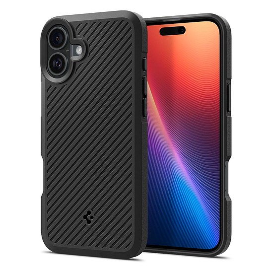 Spigen - Core Armor - iPhone 16 - matt fekete (KF2338619)