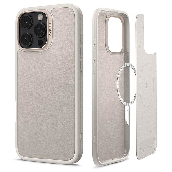 Spigen Cyrill Kajuk Mag MagSafe - iPhone 16 Pro Max tok krém (ACS08396)