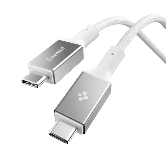 Spigen Essential EB24015CC USB-C / USB-C 240W kábel 150cm - Fehér