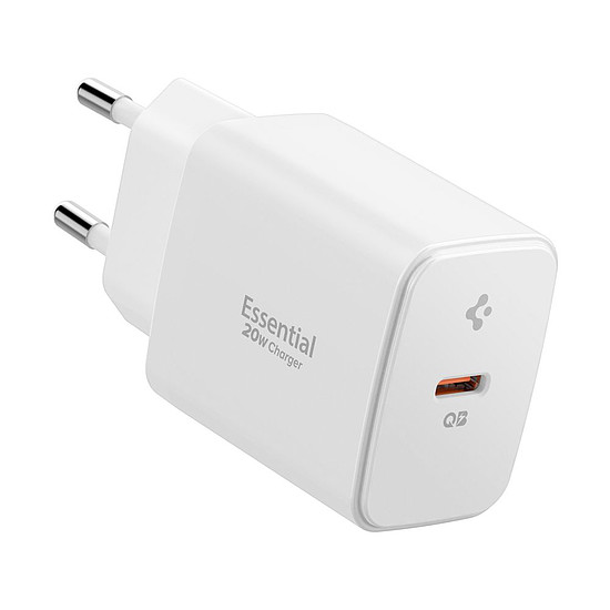 Spigen Essential EE201EU USB-C 20W fali töltő - fehér