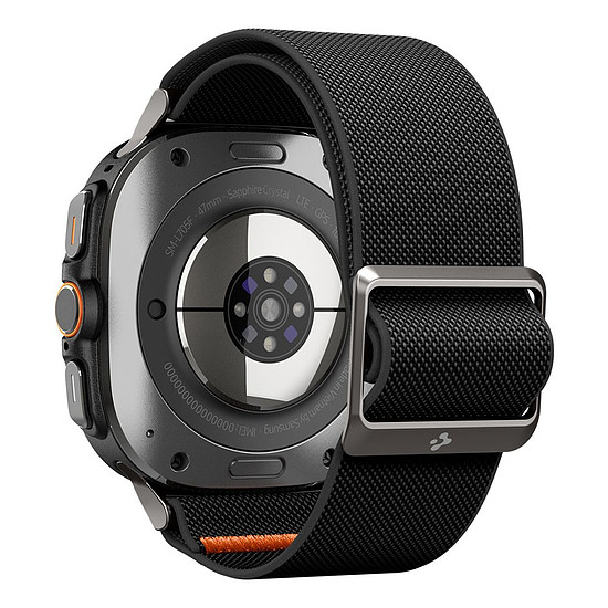 Spigen Fit Lite szíj Galaxy Watch Ultra 47mm-hez - fekete