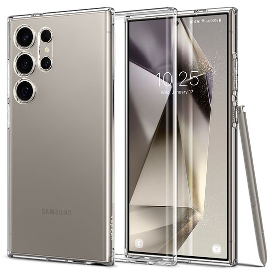 Spigen - Folyadékkristály - Samsung Galaxy S24 Ultra - Átlátszó (KF2318831)
