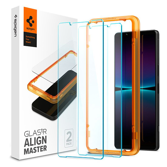 Spigen - Glas.tR Align Master (2 csomag) - Sony Xperia 1 VI - Átlátszó (KF2334866)