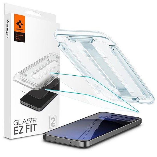 Spigen GLAS.TR EZ FIT 2-csomag - Edzett üveg Samsung Galaxy S24 FE-hez 2 db (AGL08729)