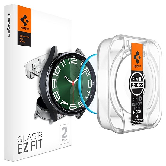 Spigen - Glas.tR EZ Fit (2 csomag) - Samsung Galaxy Watch6 Classic 47mm - Átlátszó (KF2315328)