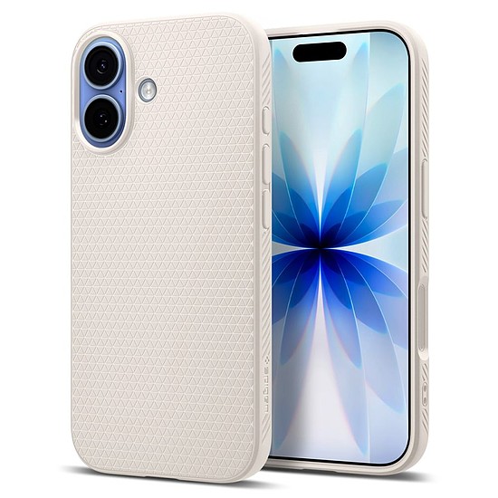 Spigen Liquid Air tok iPhone 17-hez - titán
