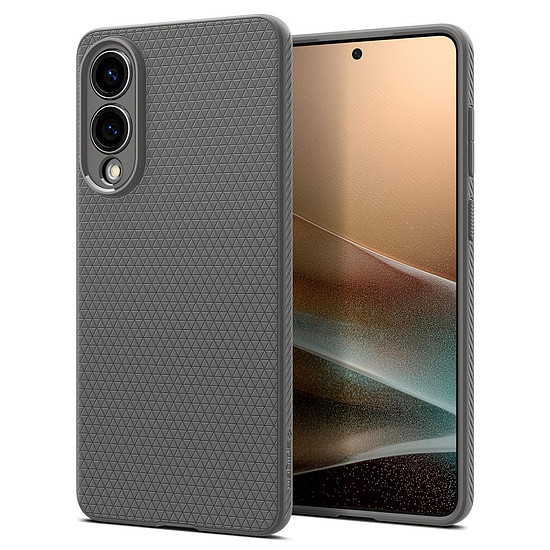 Spigen Liquid Air tok Samsung Galaxy S25 Edge-hez, szürke