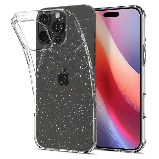 Spigen - Liquid Crystal Glitter - iPhone 16 Pro - Crystal Quartz (KF2338544)