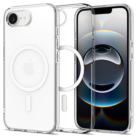 Spigen Liquid Crystal MagSafe iPhone 16e tok - átlátszó