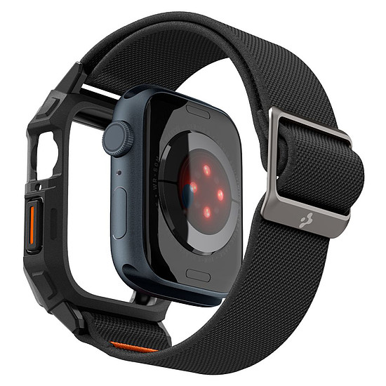 Spigen - Lite Fit "Pro" - Apple Watch 4 / 5 / 6 / SE / SE 2 / 7 / 8 / 9 (44 / 45 mm) - matt fekete (KF2319326)