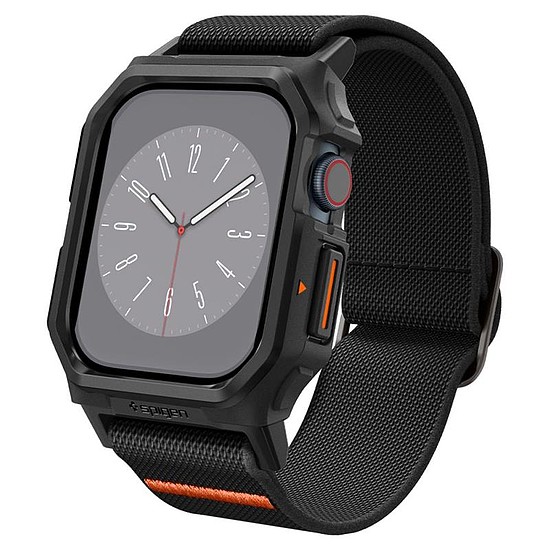 Spigen Lite Fit "Pro" - tok szíjjal Apple Watchhoz 10 42 mm matt fekete (ACS08594)