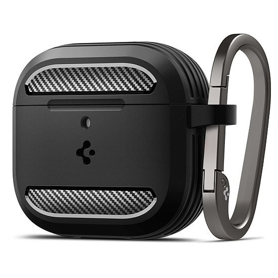 Spigen - masszív páncél - Apple AirPods 4 - matt fekete (KF2338872)