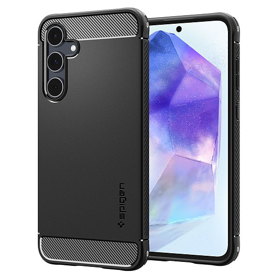 Spigen - masszív páncél - Samsung Galaxy A55 5G - fekete (KF2320696)