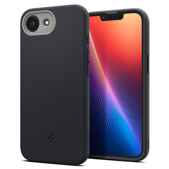 Spigen Nano Pop MagSafe iPhone 16e tok - matt fekete