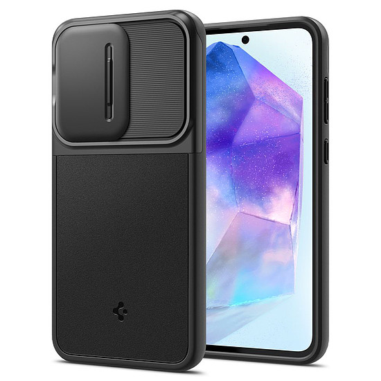 Spigen - Optik Armor - Samsung Galaxy A55 5G - Fekete (KF2320697)