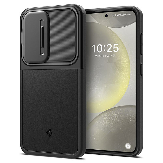 Spigen - Optik Armor - Samsung Galaxy S24 - Fekete (KF2318854)