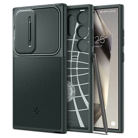 Spigen - Optik Armor - Samsung Galaxy S24 Ultra - Abyss Green (KF2318916)