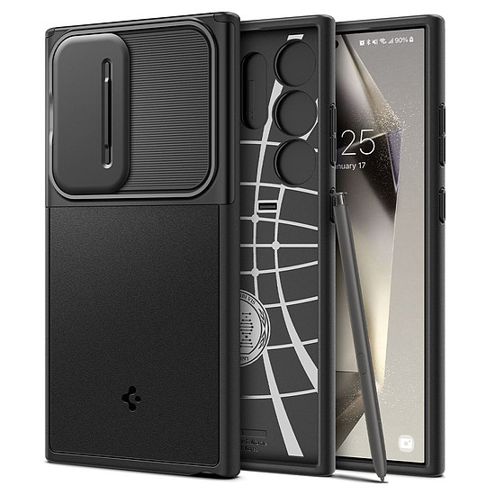 Spigen - Optik Armor - Samsung Galaxy S24 Ultra - Fekete (KF2318853)
