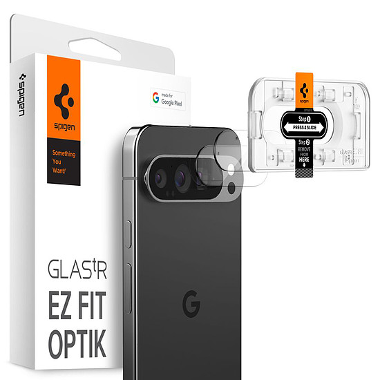 Spigen - Optik.tR EZ Fit kameraüveg (2 csomag) - Google Pixel 9 Pro - átlátszó (KF2337969)