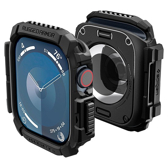 Spigen - Robusztus páncél - Apple Watch 10 42mm - Fekete (KF2338871)