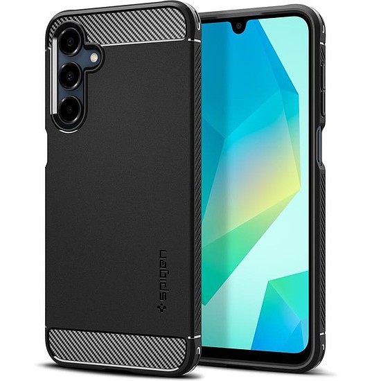 Spigen Rugged Armor - Etui do Samsung Galaxy A16 4G/5G matt fekete (ACS08891)