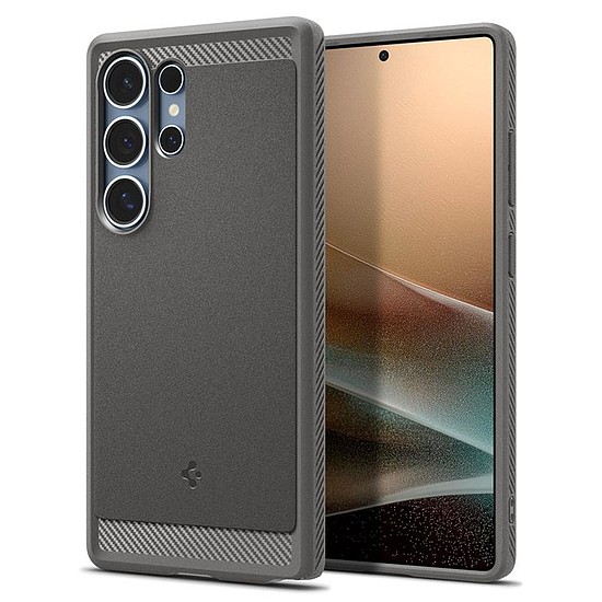Spigen Rugged Armor MagSafe - Samsung Galaxy S25 Ultra tok márványszürke (ACS08952)