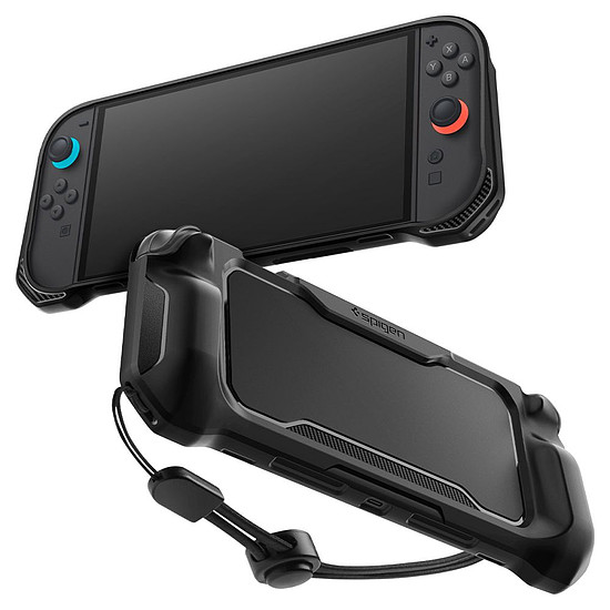 Spigen Rugged Armor tok Nintendo Switch 2-höz - matt fekete