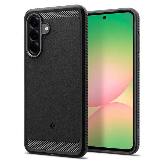 Spigen Rugged Armor tok Samsung Galaxy A56 5G-hez, fekete