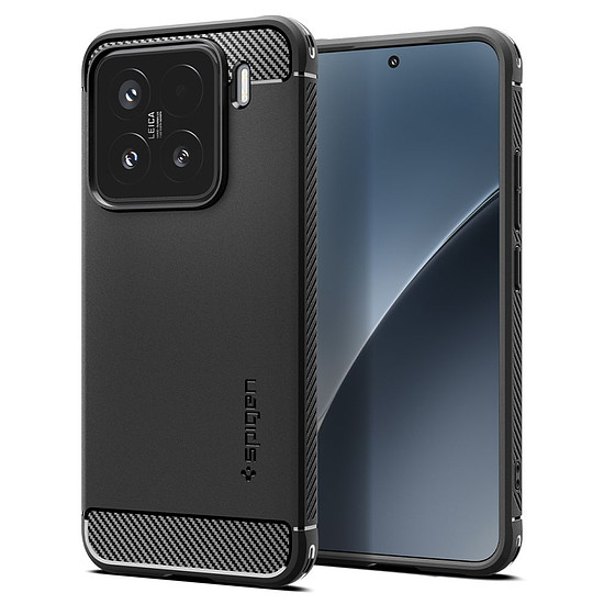 Spigen Rugged Armor tok Xiaomi 15-höz - matt fekete