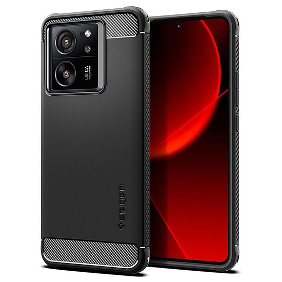 Spigen - Rugged Armor - Xiaomi 13T / 13T Pro - Fekete (KF2318415)