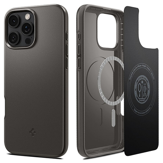 Spigen Thin Fit MagSafe tok iPhone 16 Pro-hoz - gunmetal