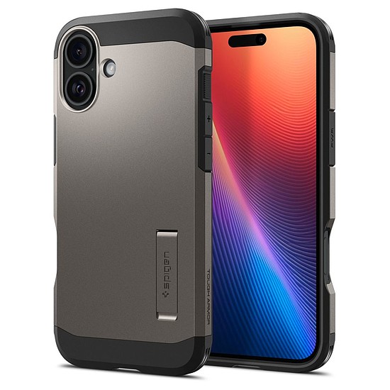 Spigen - Tough Armour MagSafe - iPhone 16 - Gunmetal (KF2338597)