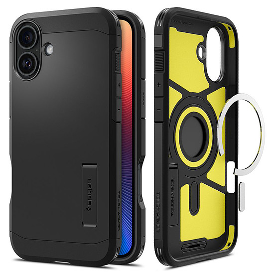 Spigen - Tough Armour MagSafe - iPhone 16 Plus - Fekete (KF2338594)