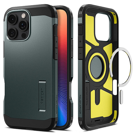 Spigen - Tough Armour MagSafe - iPhone 16 Pro - Abyss Green (KF2338591)