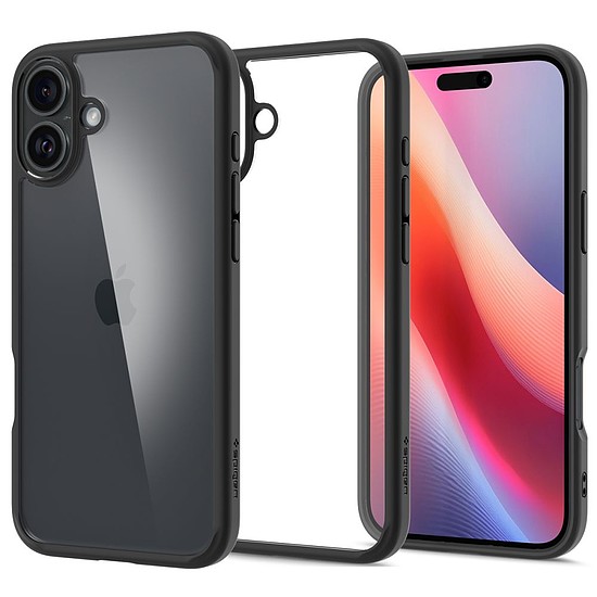 Spigen - Ultra Hybrid - iPhone 16 - Matt fekete (KF2338549)