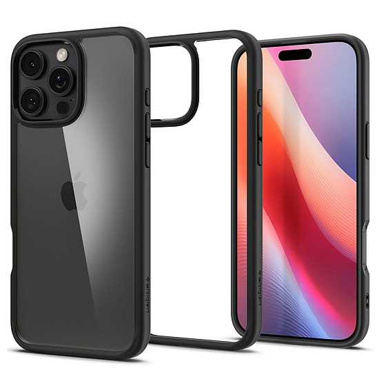Spigen - Ultra Hybrid - iPhone 16 Pro - Matt fekete (KF2338612)