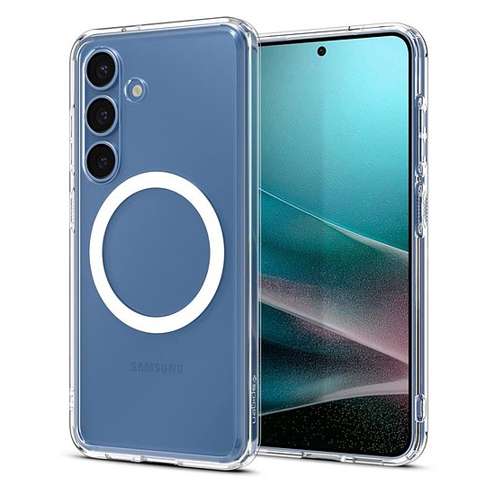 Spigen Ultra Hybrid Mag MagSafe - Samsung Galaxy S25 tok átlátszó fehér (ACS09002)