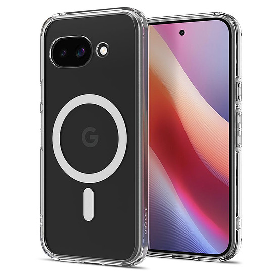Spigen Ultra Hybrid Mag MagSafe tok Google Pixel 9A-hoz - átlátszó/fehér