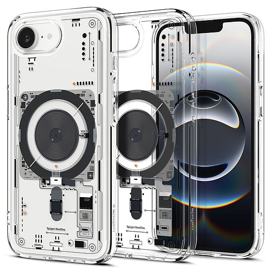 Spigen Ultra Hybrid MagSafe tok iPhone 16e Neo One-hoz - átlátszó