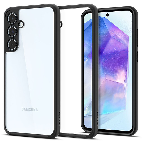 Spigen - Ultra Hybrid - Samsung Galaxy A55 5G - matt fekete (KF2320738)