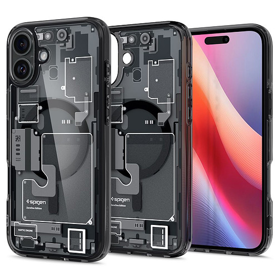 Spigen - Ultra Hybrid Zero One MagSafe - iPhone 16 - Fekete (KF2338585)
