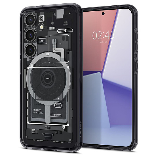 Spigen - Ultra Hybrid Zero One OneTap MagSafe gyűrű - Samsung Galaxy S24 - Matt fekete (KF2318868)